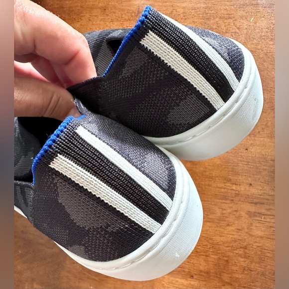 ROTHYS-The Original Slip On Sneaker Black Gray Camo Retired Color-Size 9 - Picture 7 of 11